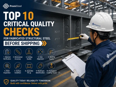 Top 10 Critical Quality Checks for Fabricated Structural Steel Before Shipping