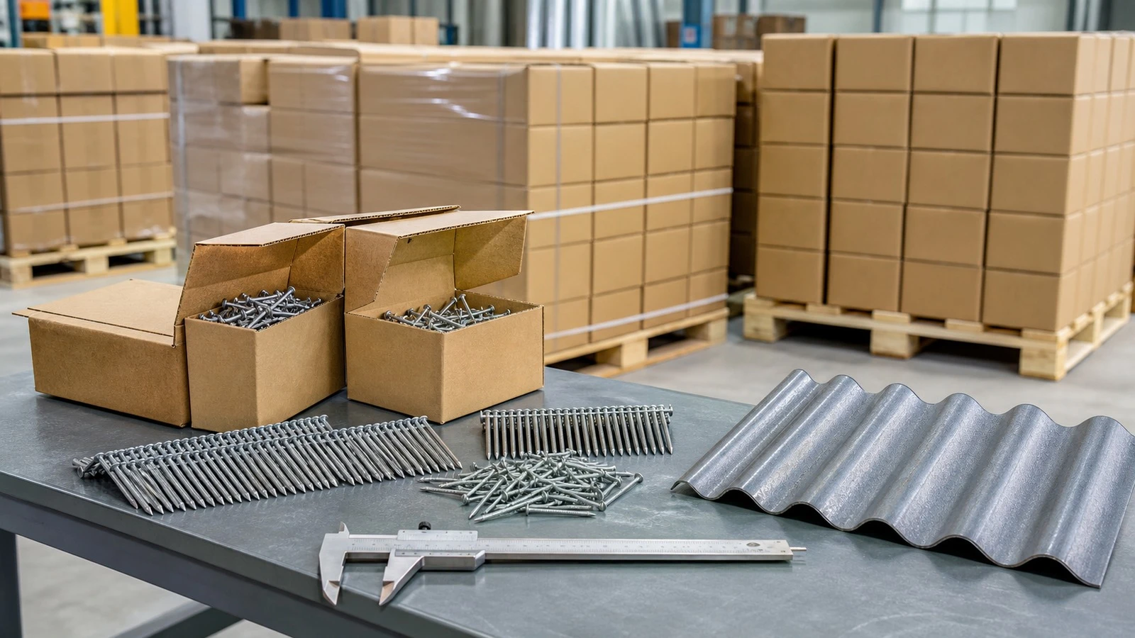 Bulk roofing nail orders should start with clear size, finish, shank, head, and packing details.