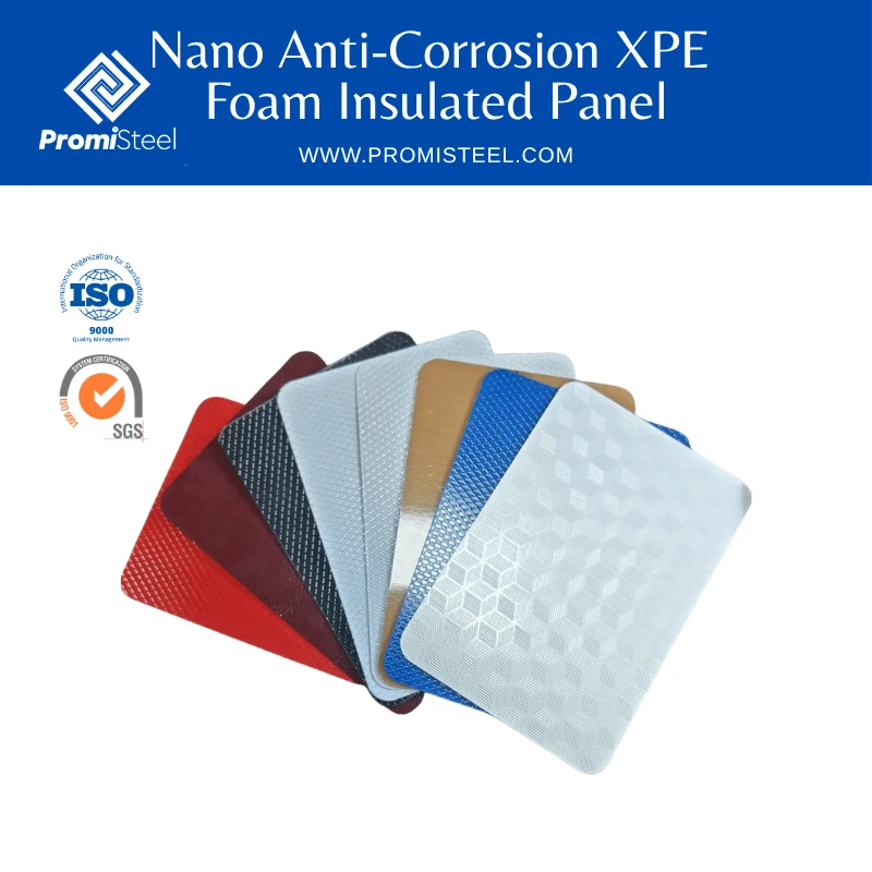 Nano Anti-Corrosion XPE Foam Insulated Panel factory